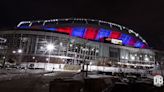 Broncos light up their stadium in Bills colors to support Damar Hamlin