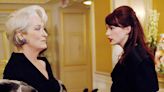 Anne Hathaway says a 'Devil Wears Prada' sequel is 'tempting' but doesn't think it's going to happen, suggests reboot with new cast instead