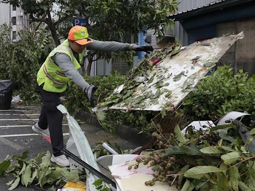 Work and travel resumes across Taiwan after Typhoon Krathon finally dissipates