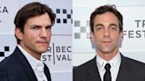 Ashton Kutcher reunited with his 'Punk'd' costar BJ Novak for a new movie but they 'didn't have time' to prank anyone on set