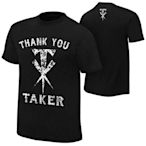 WWE 摔角衣服 Undertaker Thank You Taker Logo 送葬者黑色短袖T恤 男生 男款