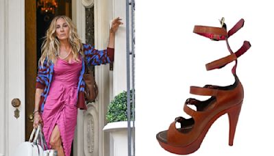Sarah Jessica Parker Re-Wears Vintage Vivienne Westwood Gladiator Sandals While Filming Season Three of ‘And Just...