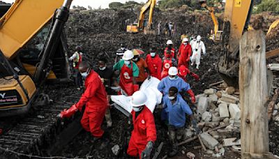 Uganda rubbish heap collapse: Dozens dead as rescue teams search for survivors | ITV News