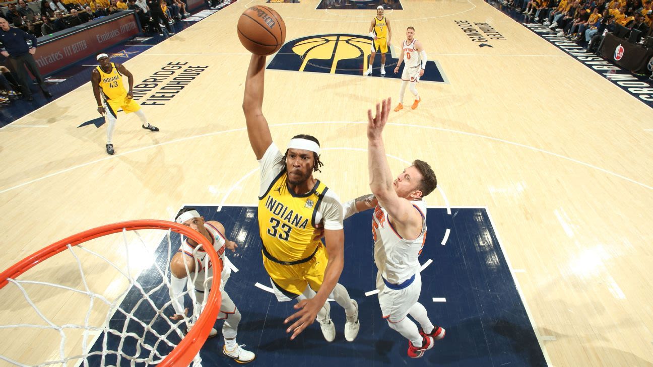 2024 NBA playoffs: Myles Turner's slam joins best poster from each series