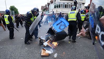 Reporting from the front line of the Middlesbrough riots | ITV News