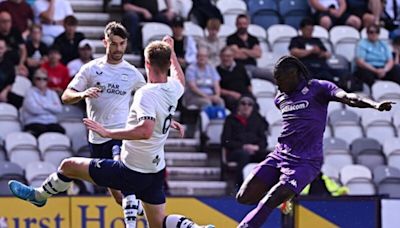 Fiorentina fall to 2-1 defeat against Preston in pre-season friendly