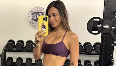 Antonela Roccuzzo presentó su lista de temas para entrenar: a qué artistas de Argentina eligió