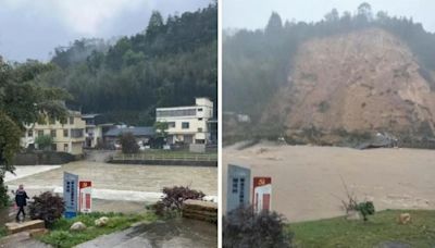 廣東暴雨︱多地周一停課 韶關一鎮多棟樓被埋居民兇多吉少