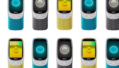 HMD rediseña el clásico Nokia 3210 con tecnología 4G y en nuevos colores en el 25 aniversario de su lanzamiento