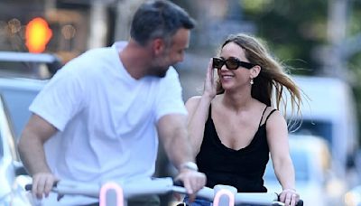 Jennifer Lawrence looks loved-up as she joins husband Cooke Maroney