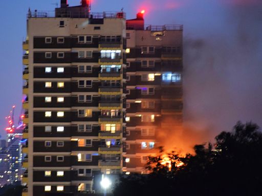 North Woolwich: Residents tell of panic as fire tore through high-rise flat in east London