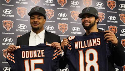 USC Football: Caleb Williams, New Bears Teammates Cheer on Another Chicago Rookie