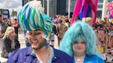 Pride parade makes its way through city
