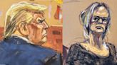 Piyamas, "dulzura" y sexo en testimonio contra Trump; juicio queda aplazado