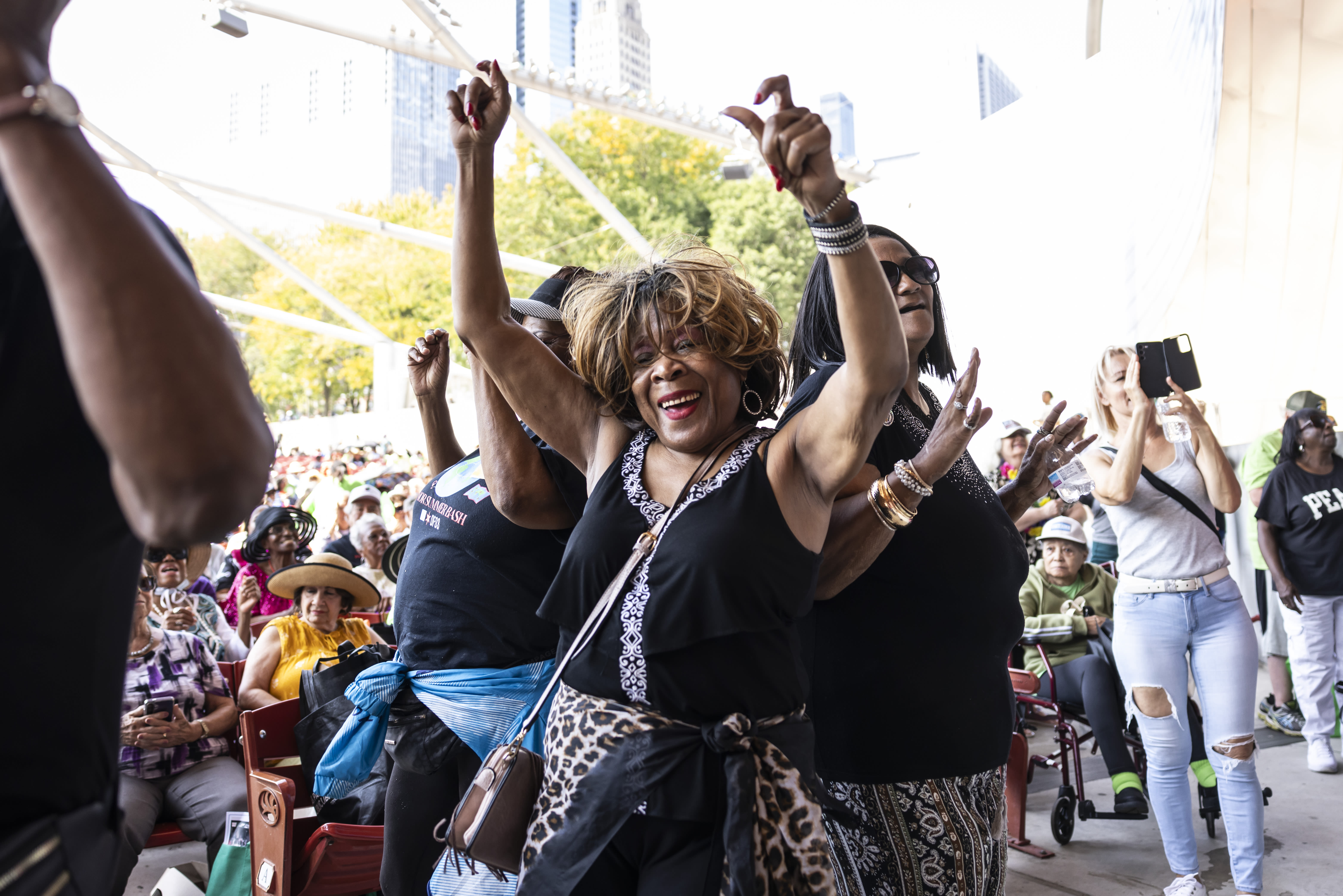 Seniors socialize, dance at return of Chicago's Senior Fest at Millennium Park: 'It's like a senior takeover'