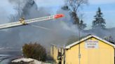 Storage unit catches fire in Glenburn Township