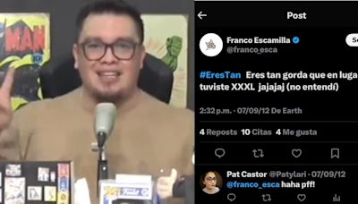 Reviven tuit de Franco Escamilla por crítica a quinceañera gorda ¿es karma?