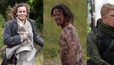 Jodie Comer Spotted Running Away from Zombies in ’28 Years Later’ Set Photos with Edvin Ryding