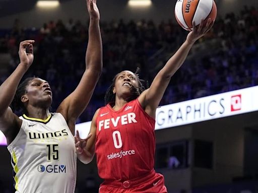 Erica Wheeler misses All-Star skills challenge with flight issues, teammate Mitchell replaces her