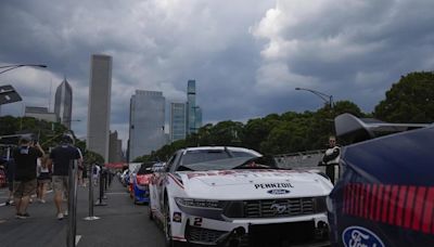 Bowman wraps up a spot in the NASCAR Cup Series playoffs with a win on a rainy Chicago street course