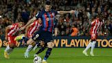 Robert Lewandowski misses penalty as Barcelona win in Gerard Pique’s final game