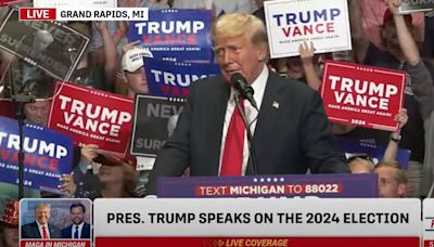 'They are seriously extreme': Trump goes nuclear on Project 2025 at Michigan rally