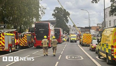 Catford: Crews bring high-rise flats fire in London under control