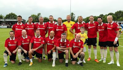 Former Man Utd stars look unrecognisable as they play in front of 1,000 fans