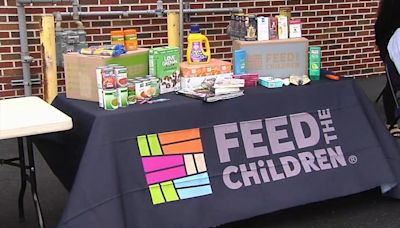 Salvation Army, Feed the Children team up to offer food, supplies to families in need