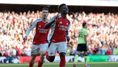 ‘He’s unbelievable’ – Gabriel Martinelli says Arsenal team-mate Bukayo Saka is one of the best players in the world