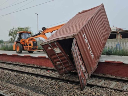 Haryana: Rail traffic on Ambala-Delhi route hit as goods train derails in Karnal