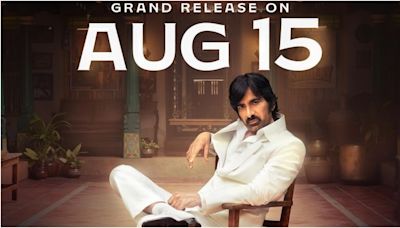 Ravi Teja's 'Mr Bachchan' to release on August 15, actor shares new poster