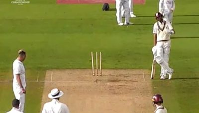 Shoaib Bashir survives dismissal courtesy a ‘towel’ as Kyle Abbott delivers bizarre dead ball during County Championship