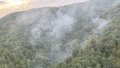 Great Smoky Mountains National Park's uncontained Flint Gap Fire grows to 46 acres