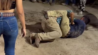Hombres protagonizan una pelea durante la fiesta de Chumayel, Yucatán: VIDEO