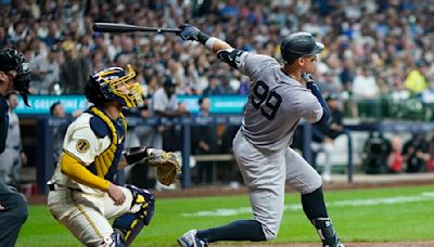 Alex Verdugo, Aaron Judge power Yankees past Brewers in blowout victory to even series