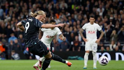 Tottenham vs Man City LIVE: Premier League latest updates as Erling Haaland scores two goals to send City top