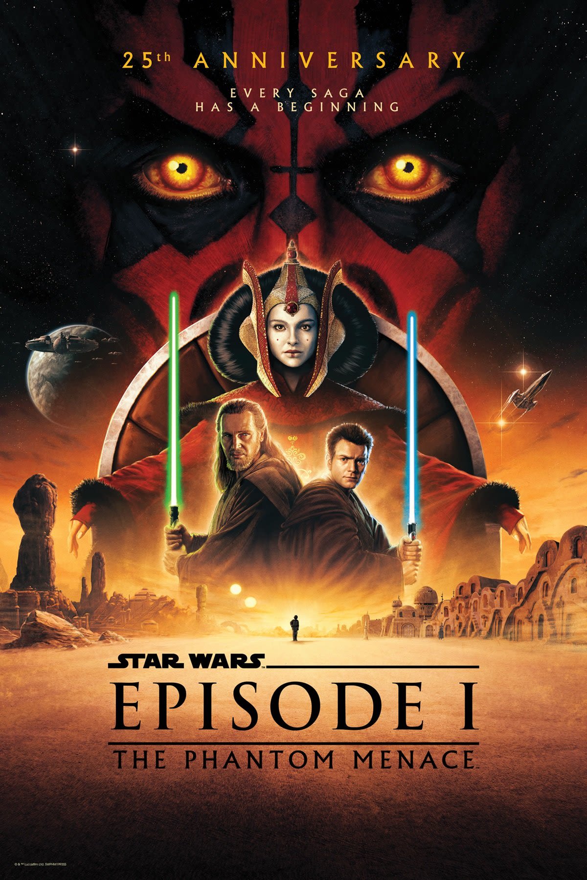 Celebrate 25 Years of THE PHANTOM MENACE With Stunning Art