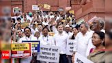 INDIA bloc MPs to protest in Parliament against 'discriminatory' Union Budget | India News - Times of India