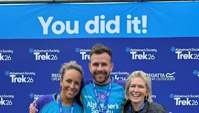 Rubery care staff’s 26 mile hike raises vital funds for Alzheimers research