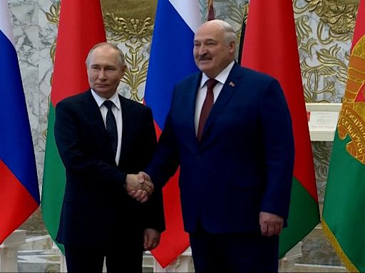 'This is nice': Putin goes to Minsk for two-part meeting with Lukashenko