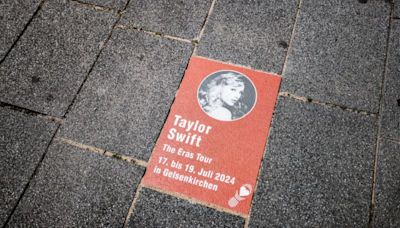 Taylor Swift honoured on Gelsenkirchen's Walk of Fame - temporarily