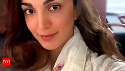 After making her Cannes debut, Kiara Advani lands in Mumbai, goes to vote | Hindi Movie News - Times of India