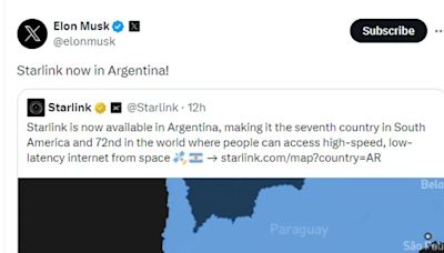 Elon Musk confirmó la llegada de Starlink a la Argentina: cuándo y a qué precio