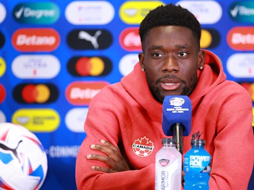 Alphonso Davies quizzed on Real Madrid transfer speculation