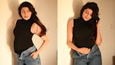 Pranitha Subhash Announces 2nd Pregnancy, Flaunts Baby Bump In Unbuttoned Jeans (PHOTOS)