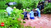 70 picnickers stuck at Pali waterfall rescued after sudden water level rise | Goa News - Times of India