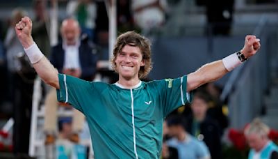 Rublev overcomes fever and praises doctors after winning Madrid Open for the 1st time