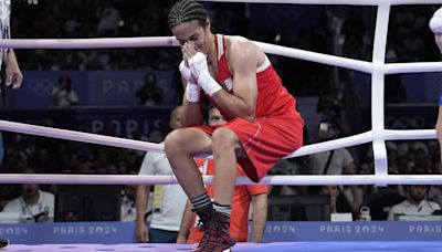 Under pressure: Algerian boxer Imane Khelif triumphs after days of abuse over 'gender controversy'