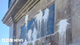 Derry's Walls: Historic monument attacked with paint